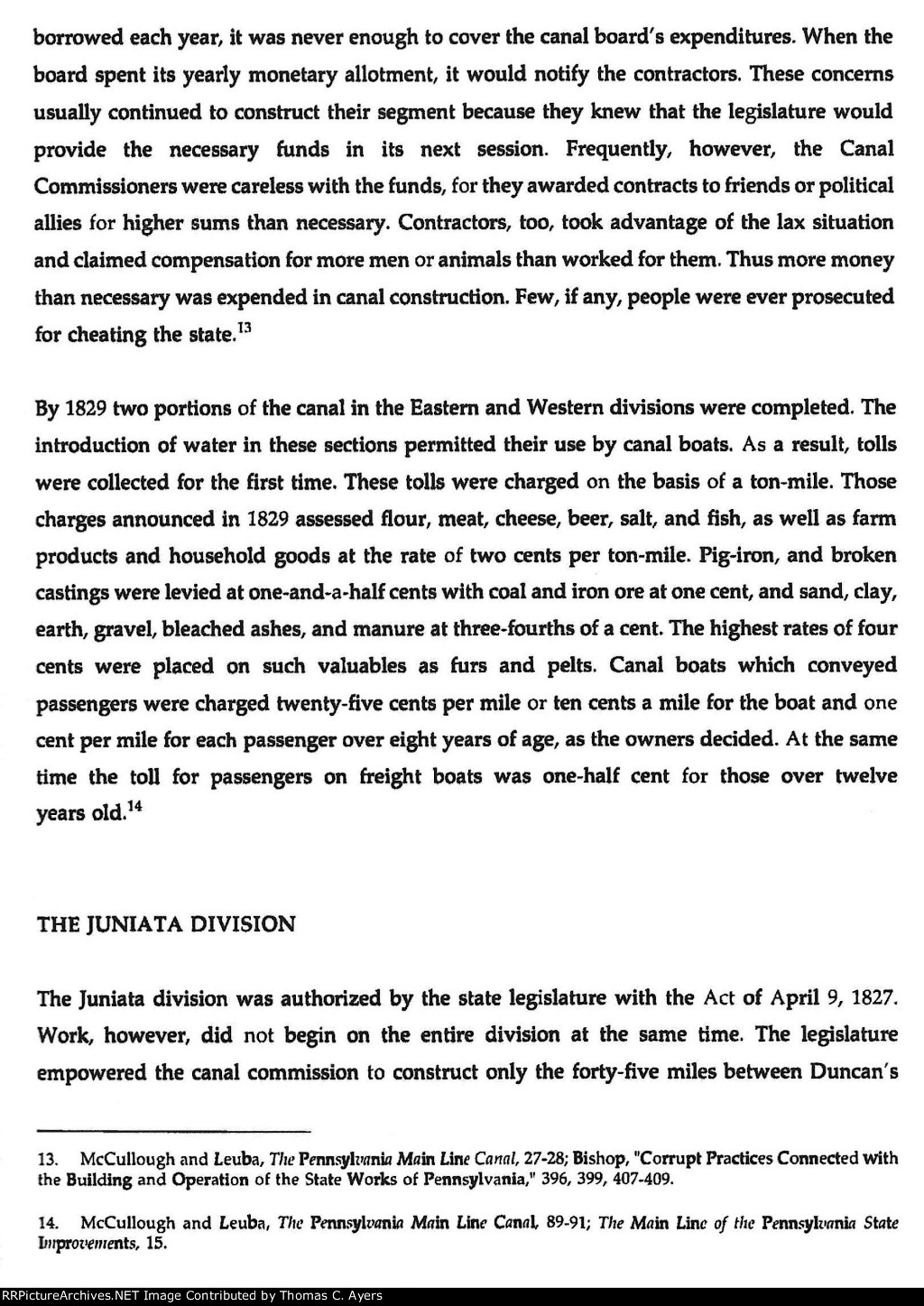 NPS "Pennsylvania Main Line Canal," Page 7, 1993